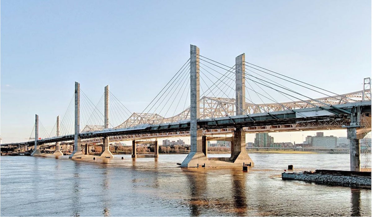 Abraham Lincoln Bridge Across the Ohio River DBM VIRCON