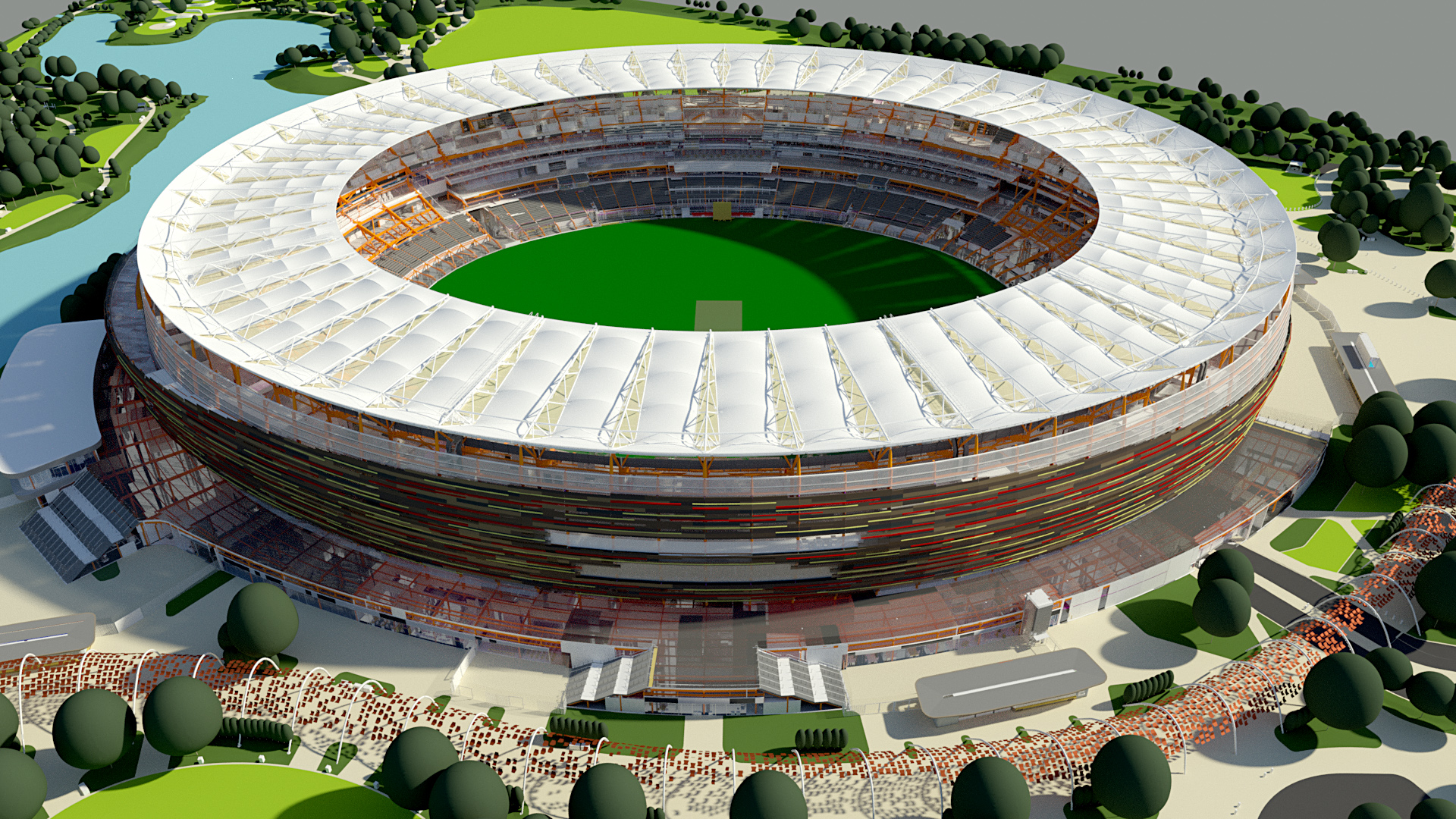 Perth Stadium DBM VIRCON