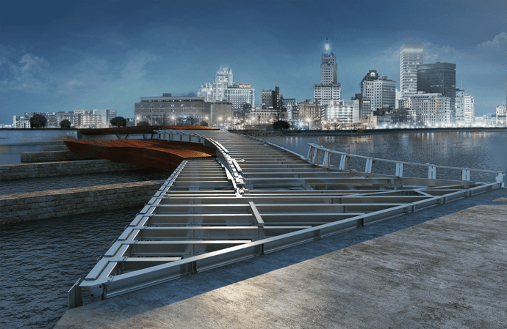 Van Leesten Memorial Bridge Render - Providence, RI