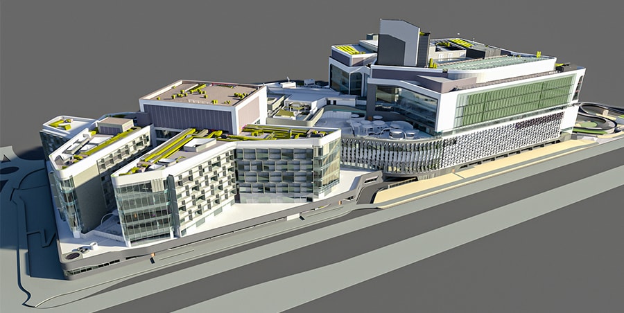 Perth Childrens Hospital Render