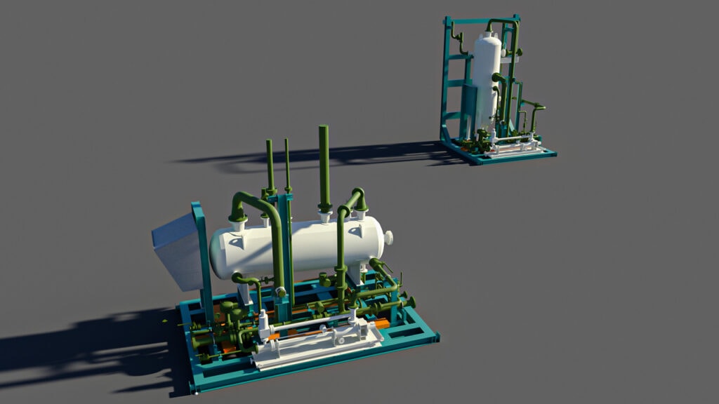 Queensland Curtis LNG Wellhead Separator Skids