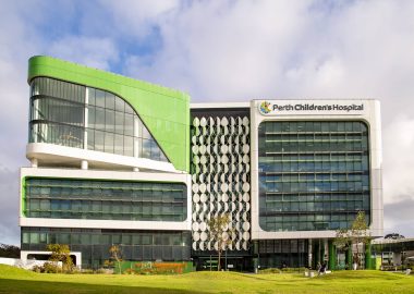 Perth, Australia - August 23rd 2020: Perth's Children's Hospital and Telethon Kid's Institute