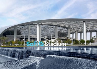 General overall view of SoFi Stadium, Sunday, Jan. 3, 2021, in Inglewood, Calif. (Dylan Stewart/Image of Sport) 2E29THA General overall view of SoFi Stadium, Sunday, Jan. 3, 2021, in Inglewood, Calif. (Dylan Stewart/Image of Sport)